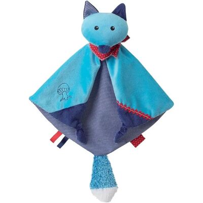 Doudou Jemini Renard Hochet Bleu - Publicité Doudou Jemini Renard Hochet Bleu - Publicité