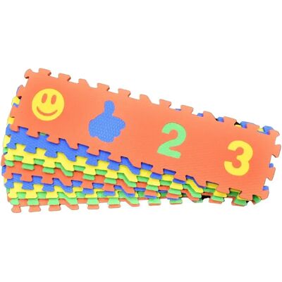 Tapis de lettres et de chiffres emboîtables Pre-Sport Multicolore - Publicité Tapis de lettres et de chiffres emboîtables Pre-Sport Multicolore - Publicité