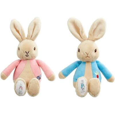Hochet Rainbow Designs Peter Rabbit & Flopsy Bean (x2) Beige - Publicité Hochet Rainbow Designs Peter Rabbit & Flopsy Bean (x2) Beige - Publicité