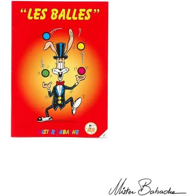 Livre Mister Babache Les balle Rouge - Publicité Livre Mister Babache Les balle Rouge - Publicité