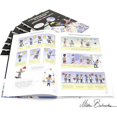 Livre Mister Babache BD Decouvert et Plaisir Noir - Publicité Livre Mister Babache BD Decouvert et Plaisir Noir - Publicité