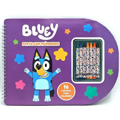 Bloc-notes avec peinture Moose Bluey Violet - Publicité Bloc-notes avec peinture Moose Bluey Violet - Publicité