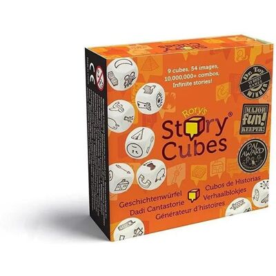 Jeux de société Asmodee Story Cubes Orange - Publicité Jeux de société Asmodee Story Cubes Orange - Publicité