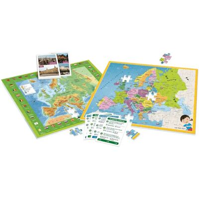 Carte géographique Clementoni Europe In Spanish Vert - Publicité Carte géographique Clementoni Europe In Spanish Vert - Publicité