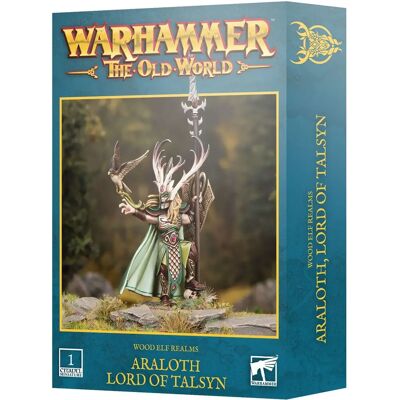 Figurine Games Workshop Warhammer ToW - Royaumes Elfes Sylvains : Araloth Seigneur de Talsyn Violet - Publicité Figurine Games Workshop Warhammer ToW - Royaumes Elfes Sylvains : Araloth Seigneur de Talsyn Violet - Publicité