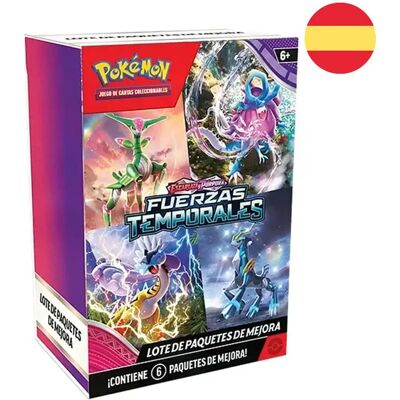 Jeux de carte Pokemon Trading Card Spanish Temporal Forces Booster Bundle Multicolore - Publicité Jeux de carte Pokemon Trading Card Spanish Temporal Forces Booster Bundle Multicolore - Publicité