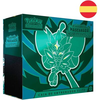 Jeux de carte Pokémon Pokemon Scarlet & Purple Mascarada Crepuscular Vert - Publicité Jeux de carte Pokémon Pokemon Scarlet & Purple Mascarada Crepuscular Vert - Publicité