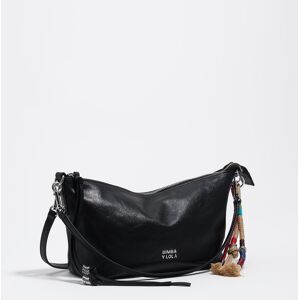 BIMBA Y LOLA Sac trapecio moyen cuir noir UN - Publicité BIMBA Y LOLA Sac trapecio moyen cuir noir UN - Publicité
