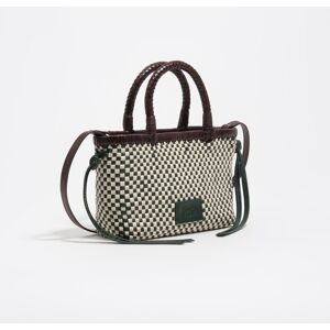 BIMBA Y LOLA mini sac en cuir vert foncé tressé UN - Publicité BIMBA Y LOLA mini sac en cuir vert foncé tressé UN - Publicité