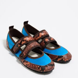 BIMBA Y LOLA Ballerines baskets bleues 40 - Publicité BIMBA Y LOLA Ballerines baskets bleues 40 - Publicité