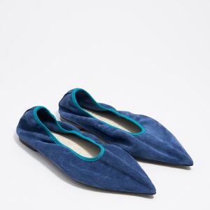 BIMBA Y LOLA Ballerine bout pointu croûte de cuir bleue 38 - Publicité BIMBA Y LOLA Ballerine bout pointu croûte de cuir bleue 38 - Publicité