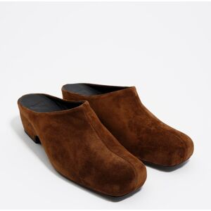 BIMBA Y LOLA Sabot croûte de cuir marron 40 - Publicité BIMBA Y LOLA Sabot croûte de cuir marron 40 - Publicité