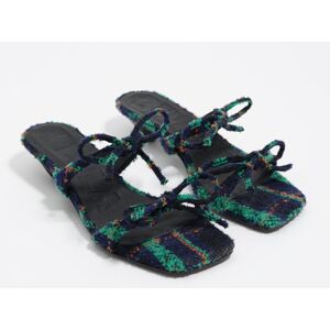 BIMBA Y LOLA Sandale à talon bas avec nœuds 39 - Publicité BIMBA Y LOLA Sandale à talon bas avec nœuds 39 - Publicité