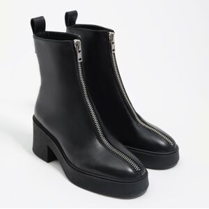 BIMBA Y LOLA Bottine fermeture zippée cuir noir 41 - Publicité BIMBA Y LOLA Bottine fermeture zippée cuir noir 41 - Publicité