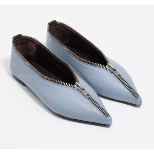 BIMBA Y LOLA Ballerine cuir bleu fermeture zippée 37 - Publicité BIMBA Y LOLA Ballerine cuir bleu fermeture zippée 37 - Publicité