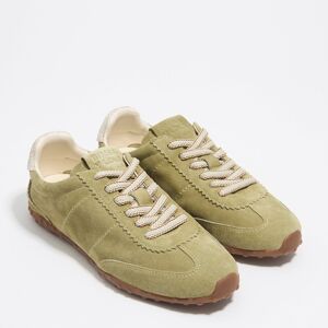 BIMBA Y LOLA Baskets croûte de cuir 13 29 vertes 35 - Publicité BIMBA Y LOLA Baskets croûte de cuir 13 29 vertes 35 - Publicité