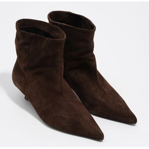 BIMBA Y LOLA Bottine croûte de cuir marron 37 - Publicité BIMBA Y LOLA Bottine croûte de cuir marron 37 - Publicité