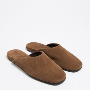 BIMBA Y LOLA Mule croûte de cuir marron 35 - Publicité BIMBA Y LOLA Mule croûte de cuir marron 35 - Publicité