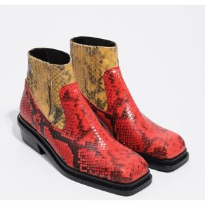 BIMBA Y LOLA Bottine cuir print serpent 39 - Publicité BIMBA Y LOLA Bottine cuir print serpent 39 - Publicité