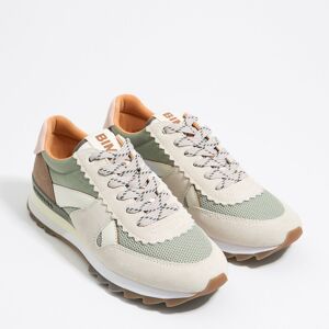 BIMBA Y LOLA Basket technique 13 19 kaki 38 - Publicité BIMBA Y LOLA Basket technique 13 19 kaki 38 - Publicité