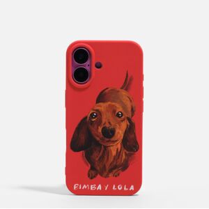 BIMBA Y LOLA Coque rigide iPhone 16 teckel rouge UN - Publicité BIMBA Y LOLA Coque rigide iPhone 16 teckel rouge UN - Publicité