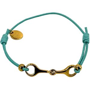 Bracelet Equestrian Shop Léo Ip Gold Turquoise - Publicité Bracelet Equestrian Shop Léo Ip Gold Turquoise - Publicité