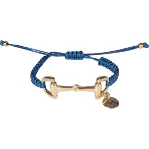 Bracelet tressé avec déco mors HORKA Bleu - Publicité Bracelet tressé avec déco mors HORKA Bleu - Publicité