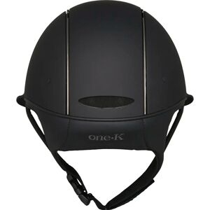 Casque d'équitation chromée mate OneK Noir - Publicité Casque d'équitation chromée mate OneK Noir - Publicité