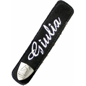 Bracelet chamoises avec nom ou initiales bordes Tattini Noir - Publicité Bracelet chamoises avec nom ou initiales bordes Tattini Noir - Publicité