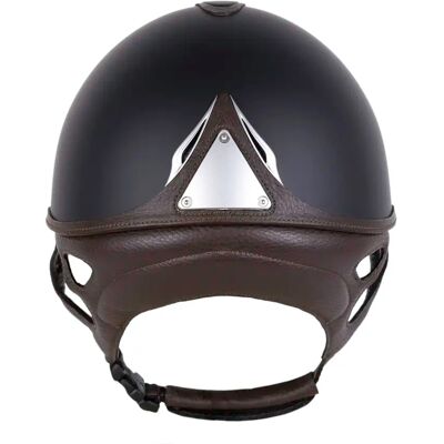 Casque d'équitation Antarès Référence Marron - Publicité Casque d'équitation Antarès Référence Marron - Publicité
