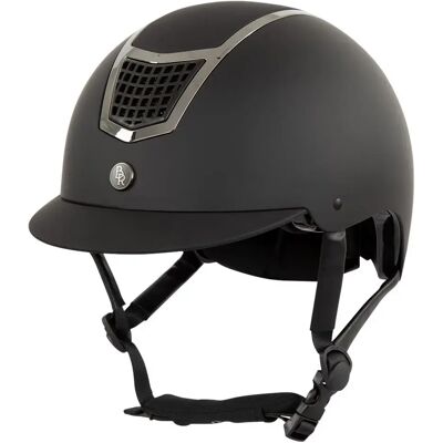 Casque d'équitation visière standard BR Equitation Lambda Painted Noir - Publicité Casque d'équitation visière standard BR Equitation Lambda Painted Noir - Publicité