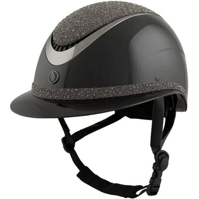 Casque d'équitation BR Equitation Thèta Plus Dazzling Glamourous Glossy Noir - Publicité Casque d'équitation BR Equitation Thèta Plus Dazzling Glamourous Glossy Noir - Publicité