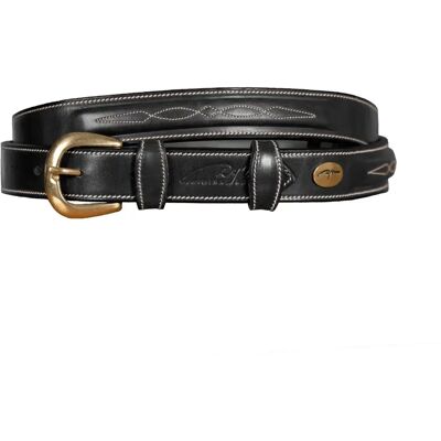 Dyon Ceinture avec surpiqure décorative Dy'on Noir - Publicité Dyon Ceinture avec surpiqure décorative Dy'on Noir - Publicité