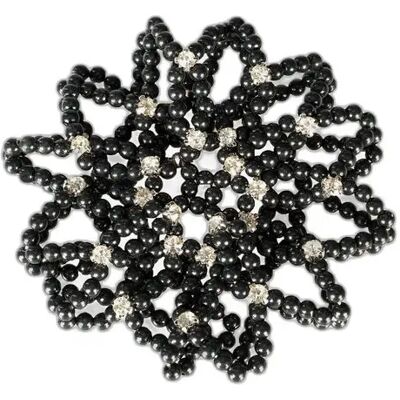 Résille pour cheveux avec perles Horze Noir - Publicité Résille pour cheveux avec perles Horze Noir - Publicité