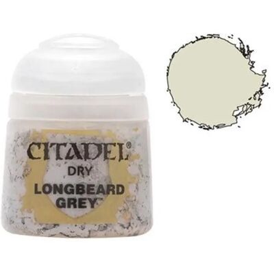 Games Workshop - Citadel Dry Paint - Longbeard Grey - Peinture - Publicité Games Workshop - Citadel Dry Paint - Longbeard Grey - Peinture - Publicité