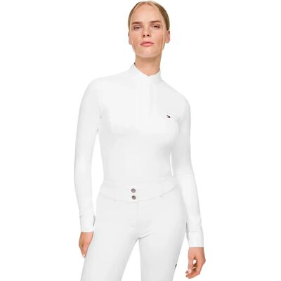 Chemise de concours manches longues femme Tommy Hilfiger Equestrian Avon Blanc - Publicité Chemise de concours manches longues femme Tommy Hilfiger Equestrian Avon Blanc - Publicité