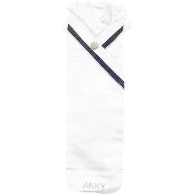 Cravate d'équitation ANKY Stock Symphony C-Wear Blanc - Publicité Cravate d'équitation ANKY Stock Symphony C-Wear Blanc - Publicité