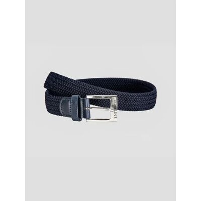 Ceinture tressée Equiline One Bleu - Publicité Ceinture tressée Equiline One Bleu - Publicité