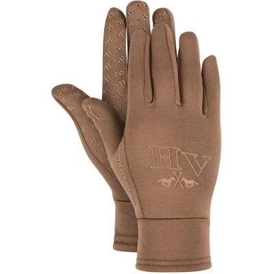 Gants d'équitation hiver femme HV Polo Gris - Publicité Gants d'équitation hiver femme HV Polo Gris - Publicité