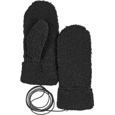 Moufles femme HV Polo Charlotte Sherpa Noir - Publicité Moufles femme HV Polo Charlotte Sherpa Noir - Publicité