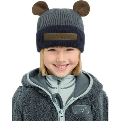 Bonnet enfant LeMieux Mini Bear Bleu - Publicité Bonnet enfant LeMieux Mini Bear Bleu - Publicité