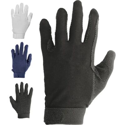 Gants d'équitation coton en pois Umbria Equitazione Bleu - Publicité Gants d'équitation coton en pois Umbria Equitazione Bleu - Publicité