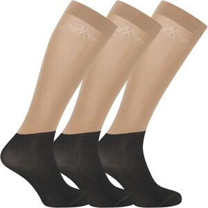 Chaussettes équitation femme HV Polo Jamie (x3) Marron - Publicité Chaussettes équitation femme HV Polo Jamie (x3) Marron - Publicité