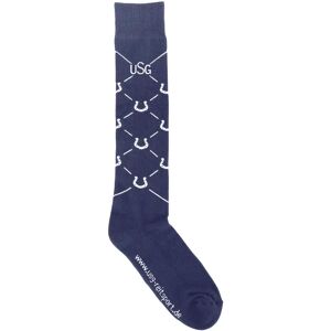 Chaussettes équitation USG Lucky Bleu - Publicité Chaussettes équitation USG Lucky Bleu - Publicité