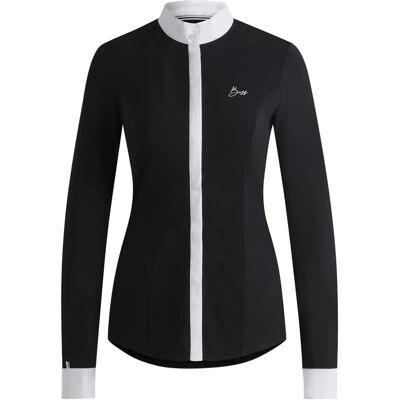 Chemise de concours manches longues femme Boss Equestrian Emma Noir - Publicité Chemise de concours manches longues femme Boss Equestrian Emma Noir - Publicité