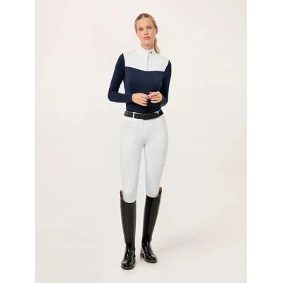 Legging équitation mid grip femme Equestrian Stockholm Premium Blanc - Publicité Legging équitation mid grip femme Equestrian Stockholm Premium Blanc - Publicité