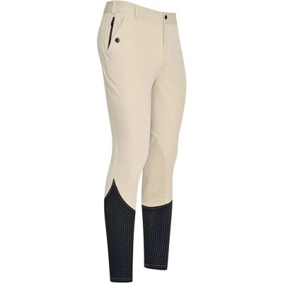 Pantalon équitation mid grip Euro-Star Marco Knee Beige - Publicité Pantalon équitation mid grip Euro-Star Marco Knee Beige - Publicité