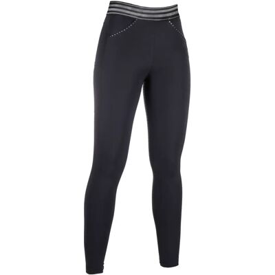 Legging équitation full grip femme HKM Pull on Noir - Publicité Legging équitation full grip femme HKM Pull on Noir - Publicité
