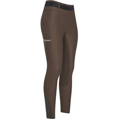 Legging équitation full grip femme HV Polo Clarissa Marron - Publicité Legging équitation full grip femme HV Polo Clarissa Marron - Publicité