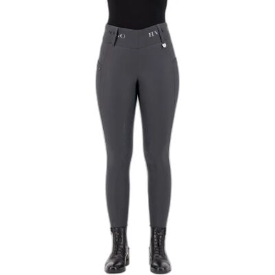 Legging équitation full grip femme HV Polo Favourite Midwaist Gris - Publicité Legging équitation full grip femme HV Polo Favourite Midwaist Gris - Publicité